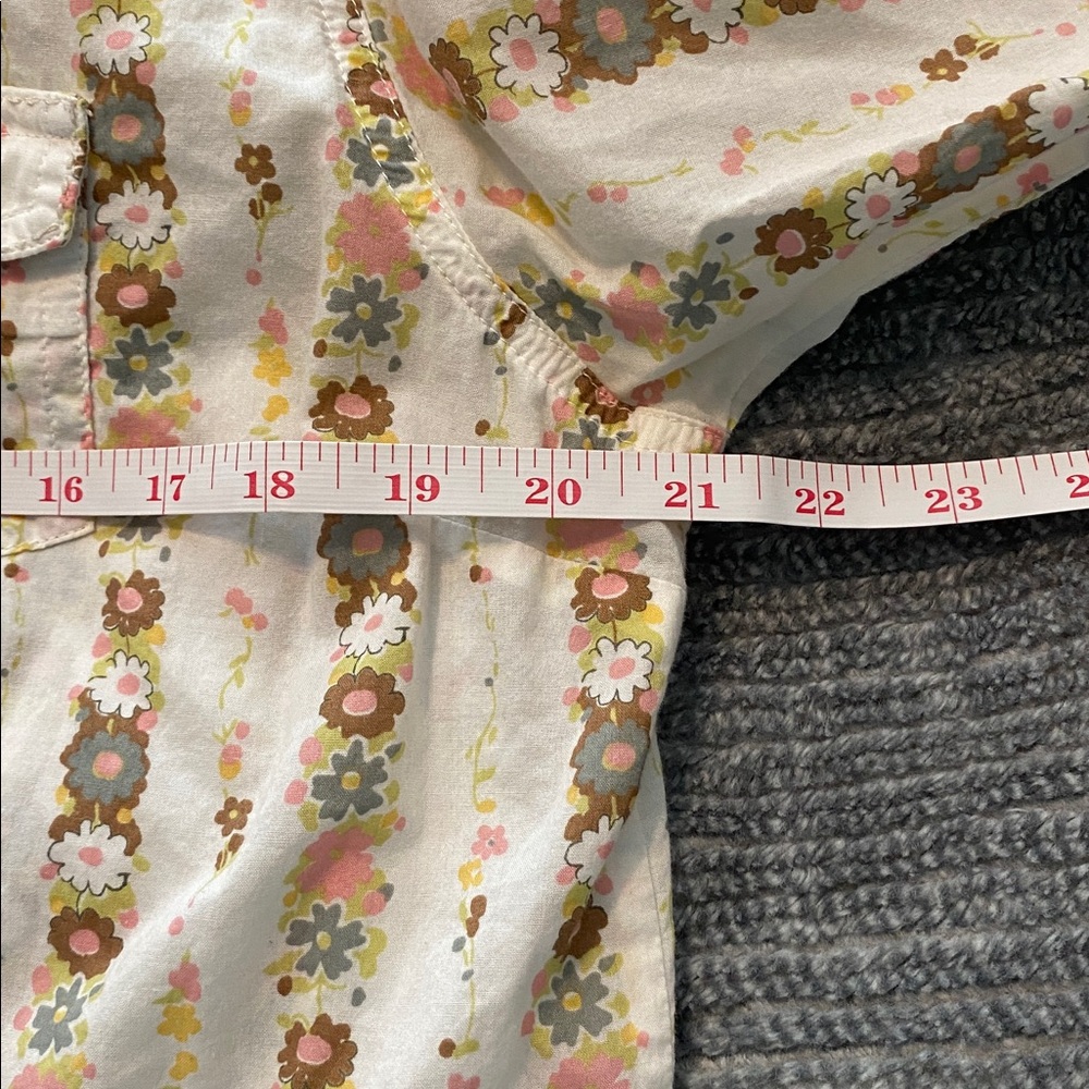 Twenty X r floral long sleeve western pearl snap button down shirt L - Picture 6 of 7